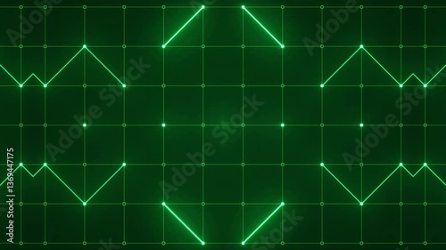  Seamless symmetric kaleidoscope backdrop