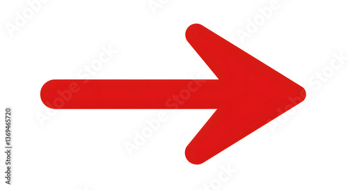 Red arrow illustration. Red arrow symbol. Red arrow icon. Arrows vector. Vector illustration