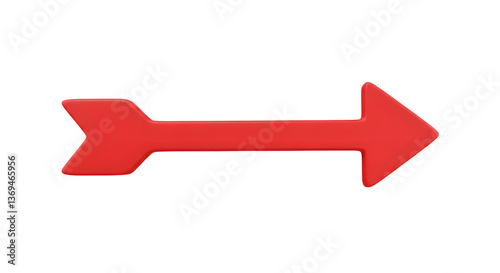 Red arrow illustration. Red arrow symbol. Red arrow icon. Arrows vector. Vector illustration