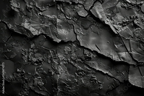 High Quality Visual of a Black and White Photo of a Rough Surface with a Rough Texture
