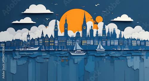 Copenhagen Skyline – Stunning Denmark Cityscape View