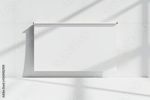 Detailed Color Picture of 3D Rollup on White Background