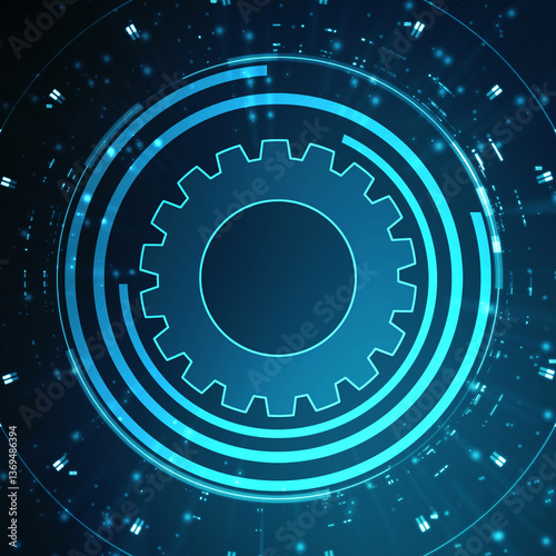 Process management, optimization operation, fix strategy industry, transmission gears wheel, software update status, Cog Gear Wheel on the technology abstract background