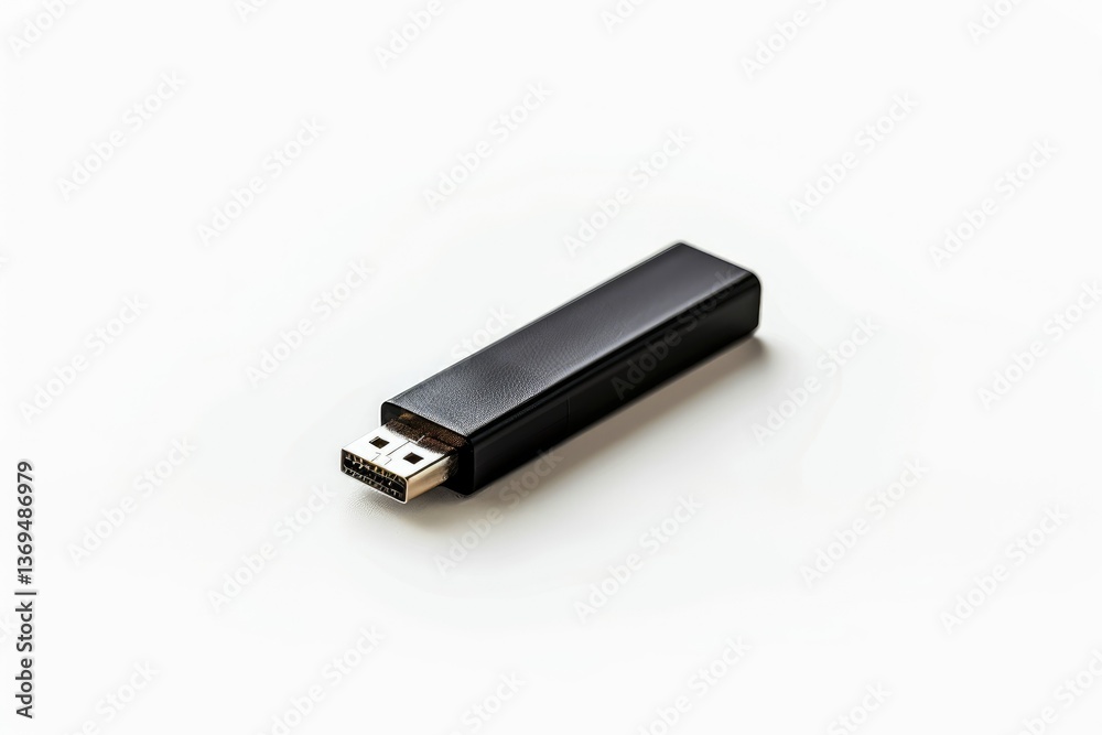 Detailed Picture of Memory Stick Isolated on White Background Detailed Picture of Memory Stick Isolated on White Background