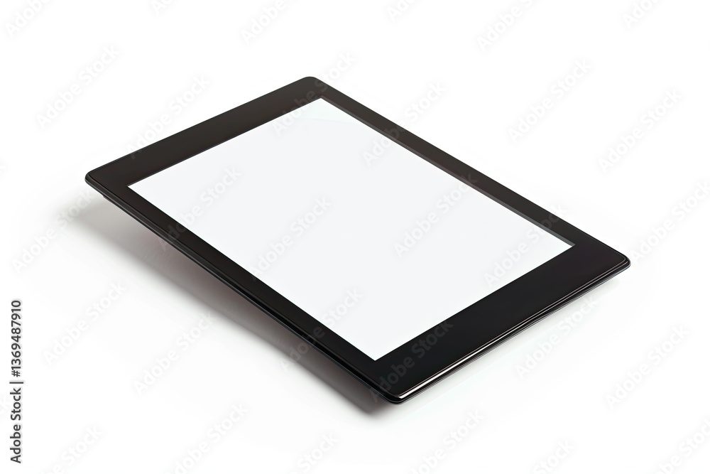 High Resolution of Ebook Reader Over Isolated White Background Being Held by a Male Hand High Resolution of Ebook Reader Over Isolated White Background Being Held by a Male Hand
