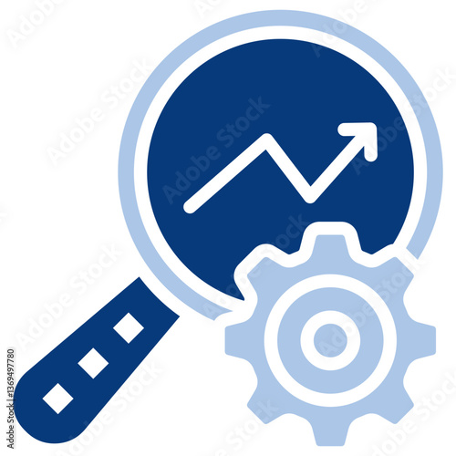 Seo Flat Blue Icon