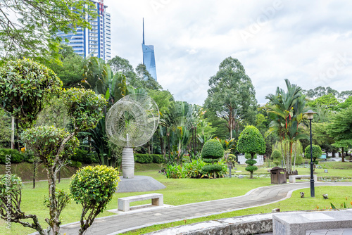 Photography Beautiful park area in Kuala Lumpur, Malaysia