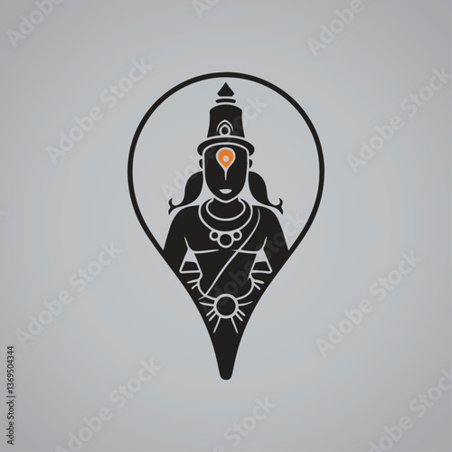 Vitthal Rakhumai A divine and artistic representation of Lord Vitthal and Goddess Rakhumai, symbolizing devotion, faith, and spirituality in Hindu culture