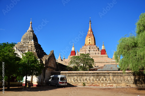 Ananda temple at Bagan, Myanmar photo