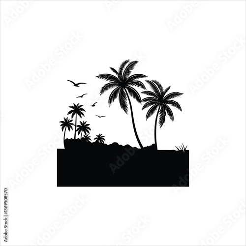 Palm-Lined Shores: A Coastal Dreamscape