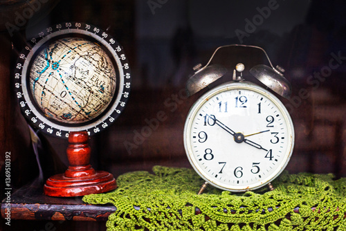 clock change in many countries of the world twice a year photo