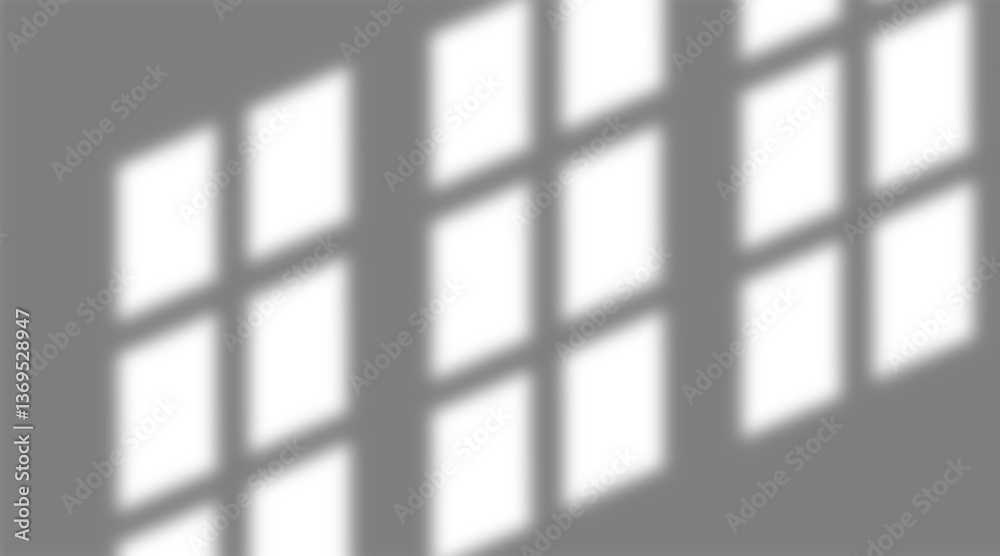 Window shadow overlay effect. Window frame shadow overlay. Shadow overlay for product mockups etc Window shadow overlay effect. Window frame shadow overlay. Shadow overlay for product mockups etc