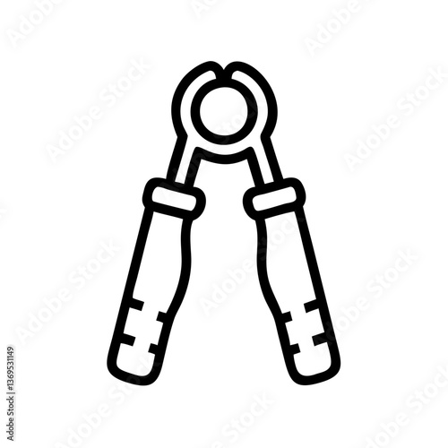 Icon of grips showcasing their design on a clear background  