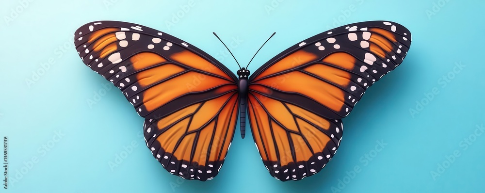 custom made wallpaper toronto digitalsymmetry flat design top view theme butterfly wings cartoon drawing complementary color scheme