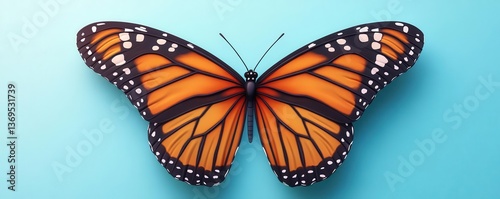 Wallpaper Mural symmetry flat design top view theme butterfly wings cartoon drawing complementary color scheme Torontodigital.ca