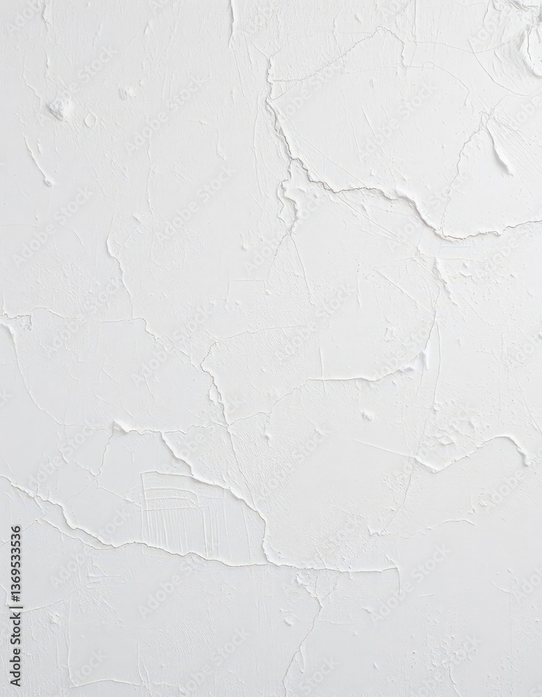 Fototapeta premium Subtle, uneven white texture, like aged plaster, off-white, cream