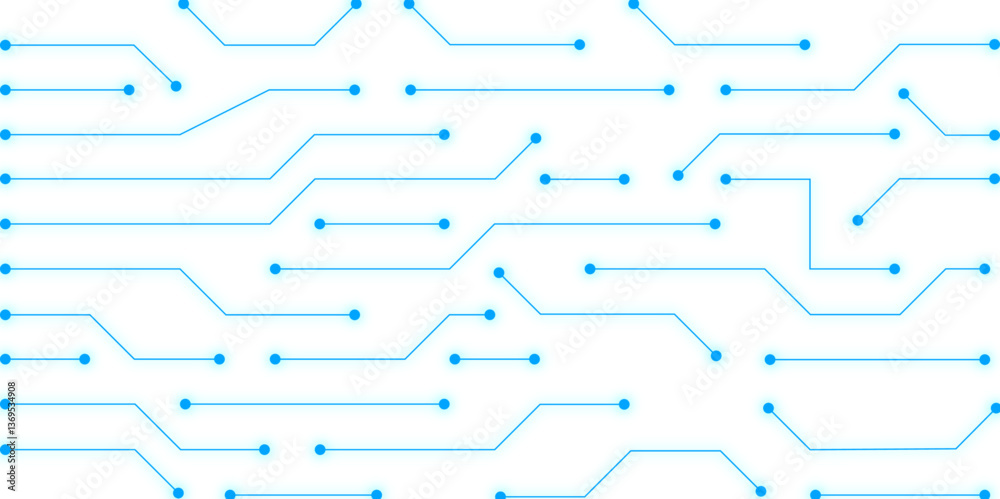 Obraz premium Circuit technology digital lines technology abstract. futuristic innovation security background. Technology pattern. Abstract illustration of silicon chip. High-tech circuit board connection system.