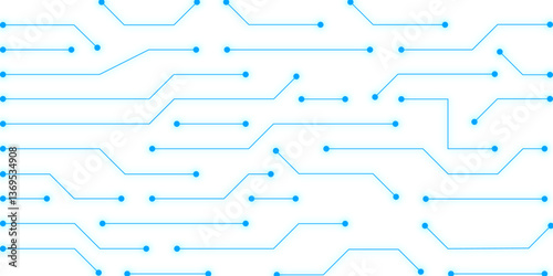 Circuit technology digital lines technology abstract. futuristic innovation security background.  Technology pattern. Abstract illustration of silicon chip. High-tech circuit board connection system.