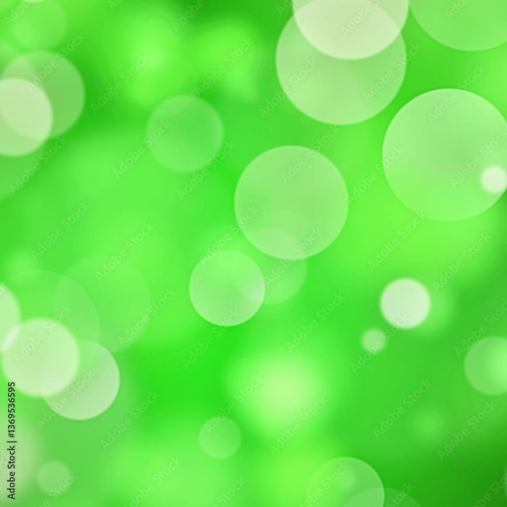 green bokeh abstract background