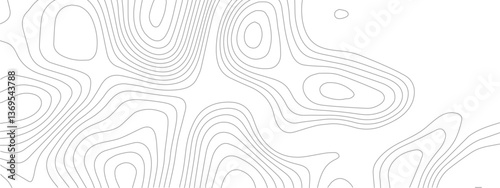 Sophisticated Transparent PNG Map with Topographic Wavy Line Patterns in a Modern, Fluid Design Set Against a Clean White Background, Tailored for High-Quality Visual Design and Mapping"
