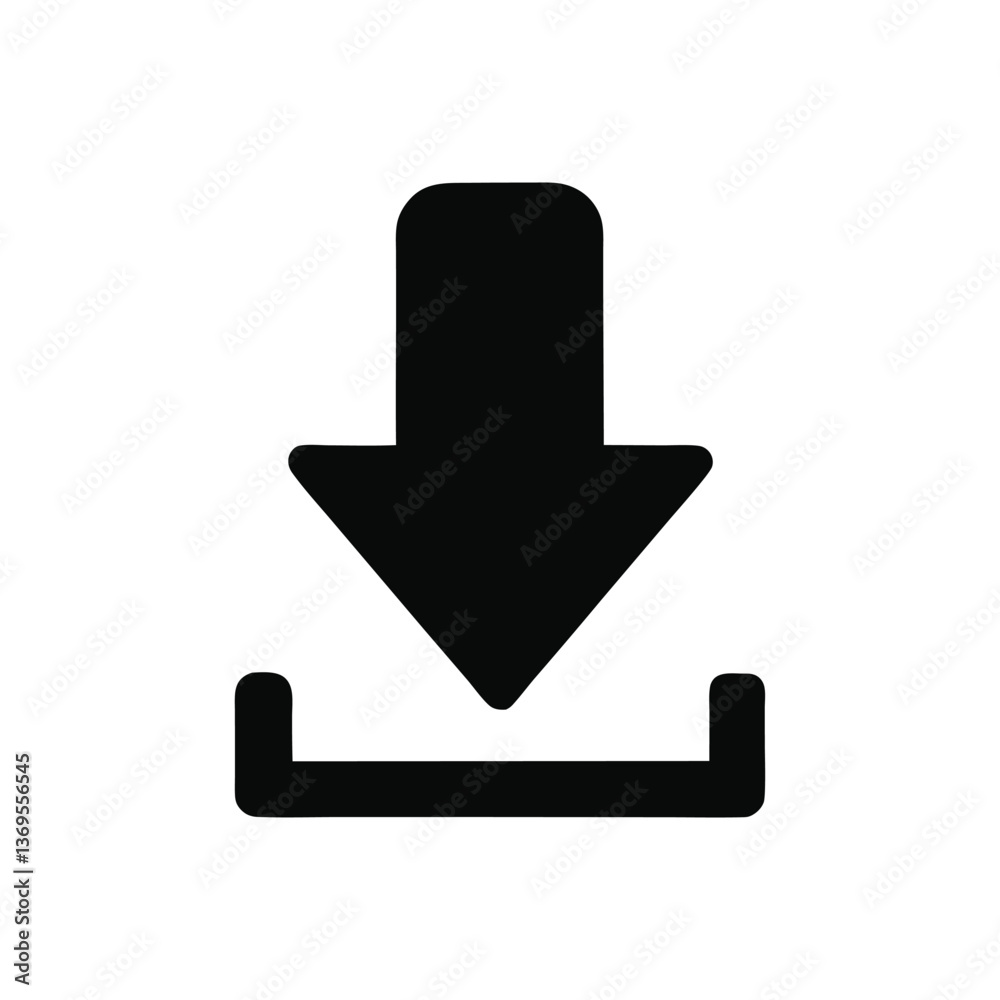 download arrow icon sign vector, Icon user interface arrow download download arrow icon sign vector, Icon user interface arrow download