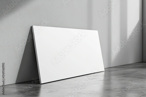 A Tri Banner Signage Exhibition Display Mechanism with One Panel Removed and Lying Flat on the Floor