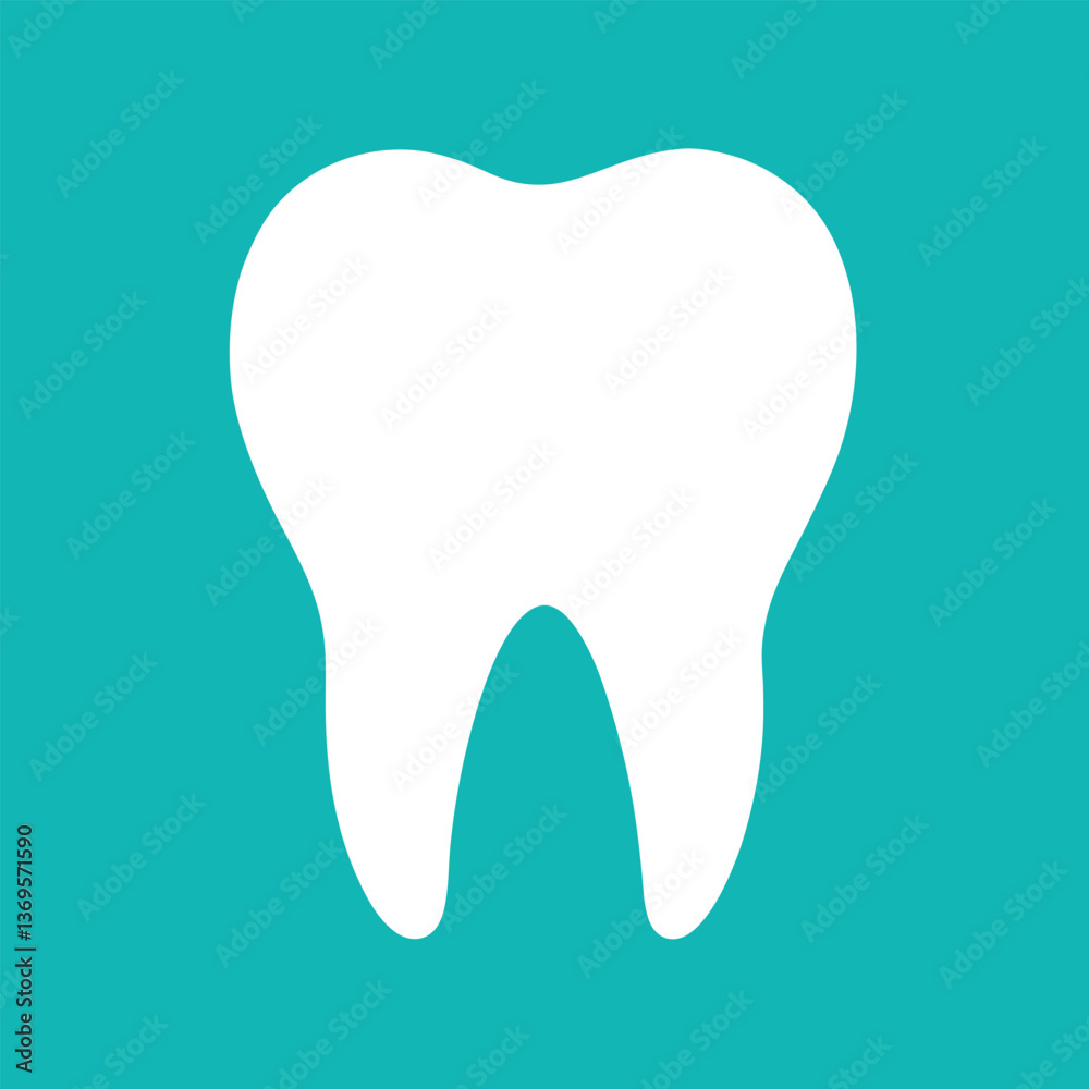 teeth isolated on blue colour background vector teeth isolated on blue colour background vector