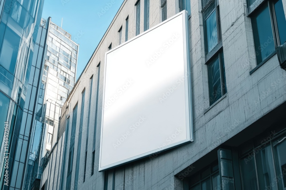 Sharp Image of Building Vertical Banner Mockup Design Sharp Image of Building Vertical Banner Mockup Design