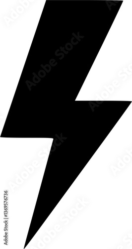 Simple vector icon lightning
