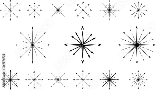 Versatile Icons, Arrows Pointing in All Directions
