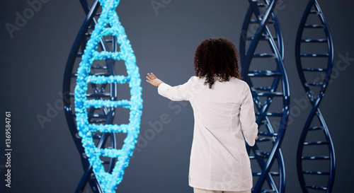 Medical Doctor Using Advanced DNA Technology