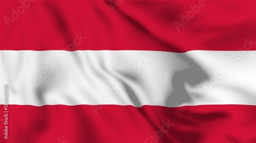 waving flag of austria