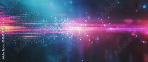 Colorful bokeh effects create a vibrant background for festive celebrations or creative projects