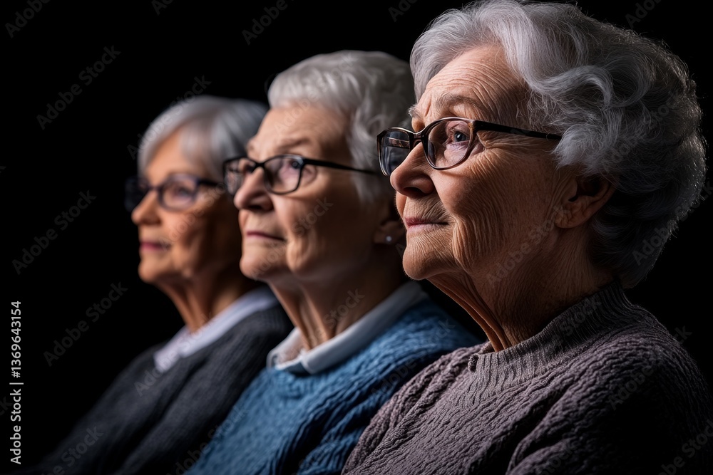 A group of seniors watching a movie together in a care home dedicated entertainment room