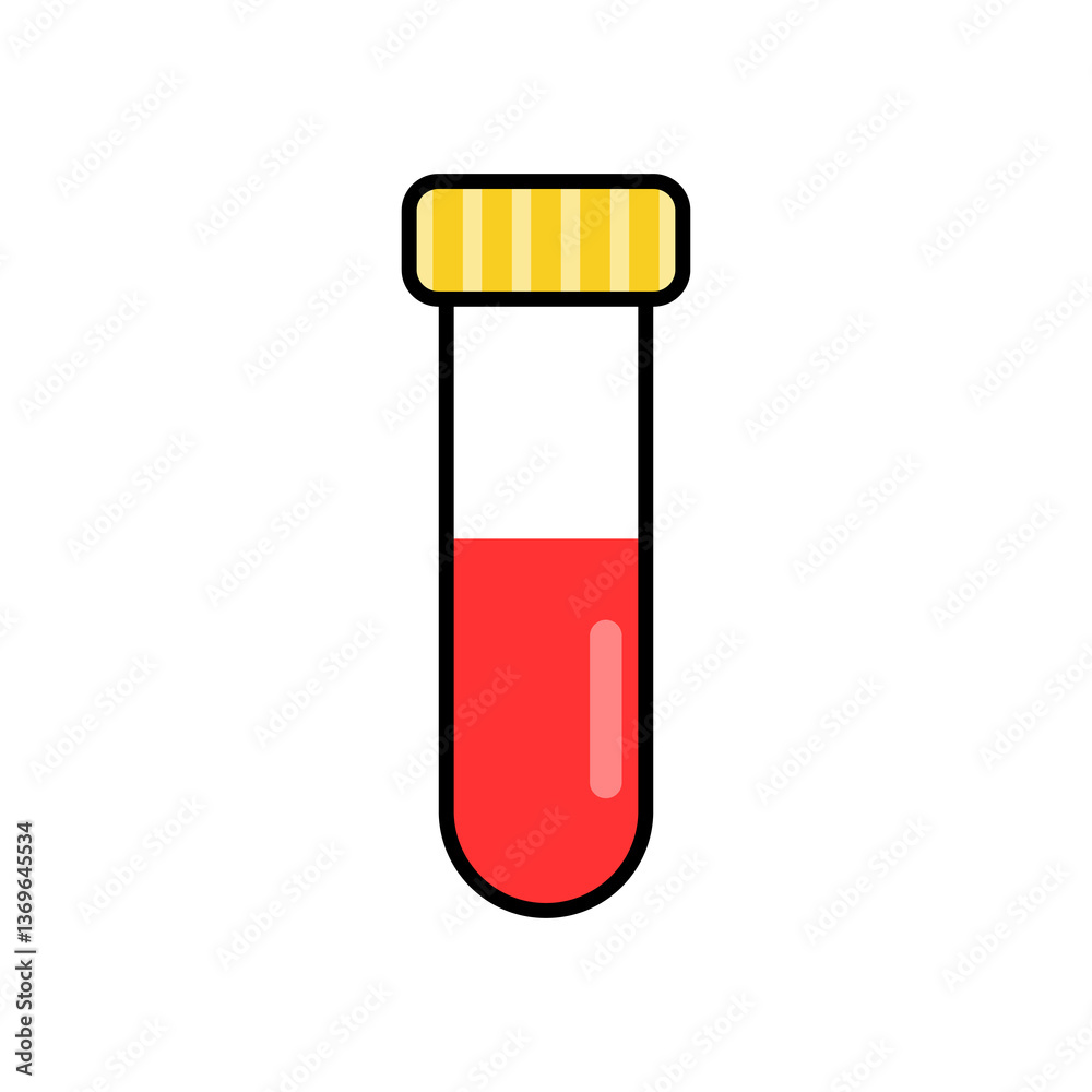 A vector illustration of blood biomarker. A vector illustration of blood biomarker.