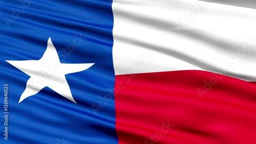 waving flag of chile