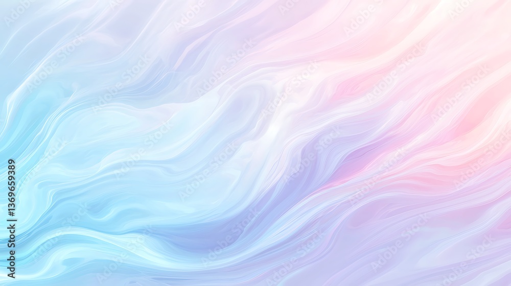 Obraz premium A colorful, wavy background with a blue and pink hue
