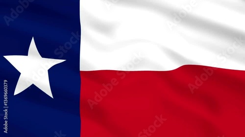 waving flag of chile