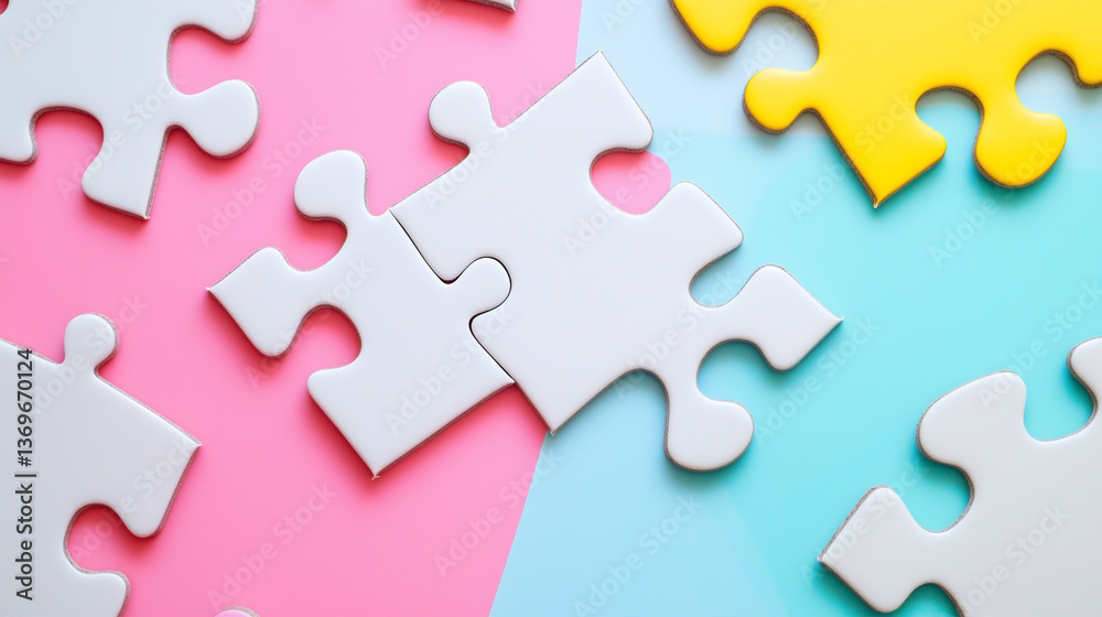 Obraz premium A puzzle piece is missing from a puzzle