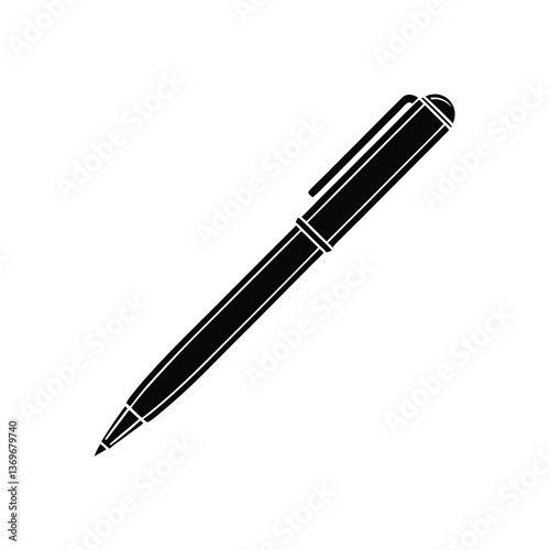 Pen isolated on a white background