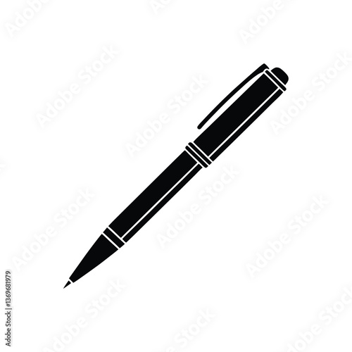 Pen isolated on a white background