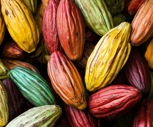Wallpaper Mural cocoa pods, which are the fruit of the cacao tree Torontodigital.ca