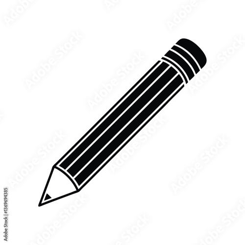pencil isolated on a white background