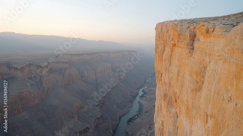 Grand Canyon cliffside sunrise view