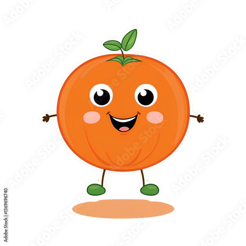 orange fruit character