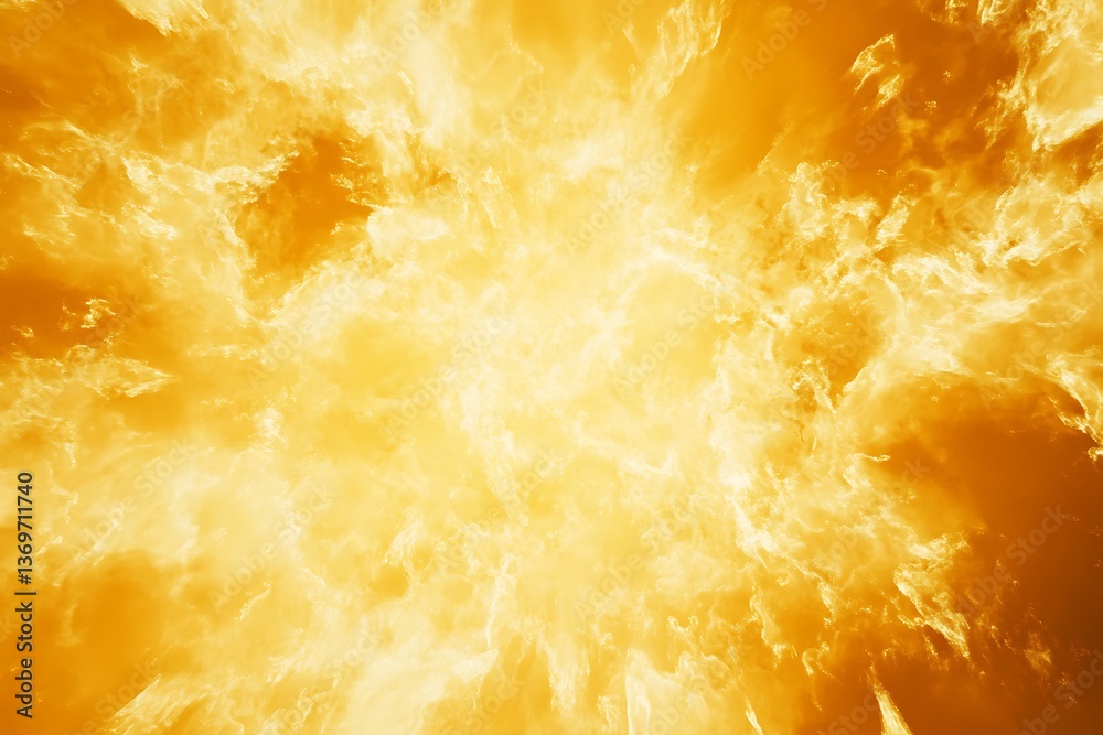 Abstract golden explosion background with swirling clouds and bright center. Fiery burst Abstract golden explosion background with swirling clouds and bright center. Fiery burst