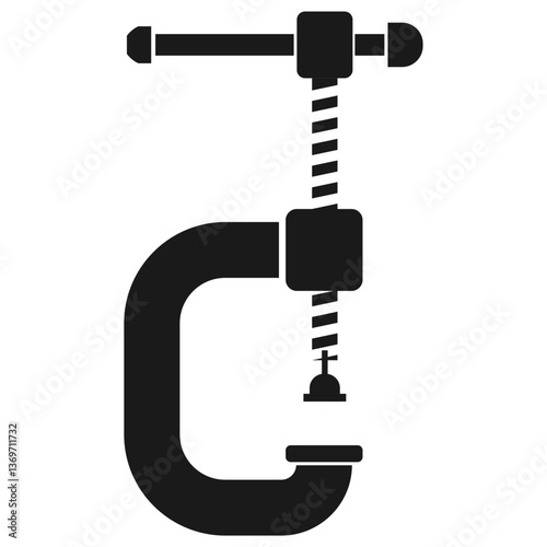 C-Clamp Tool silhouette