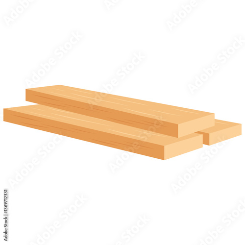 Stack of Wooden Planks