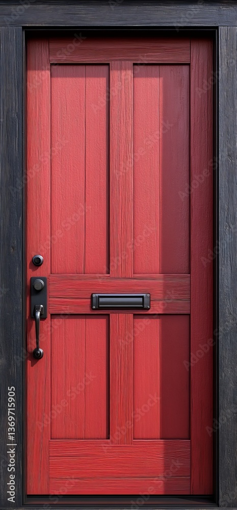 red door isolated red door isolated
