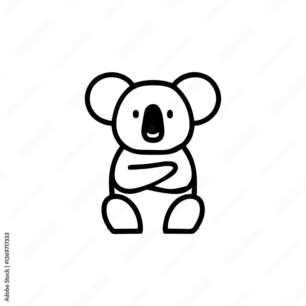 Naklejka premium koala